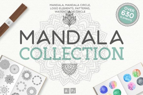 Download Mandala Collection - 630 Elements - Mandala collection Collection