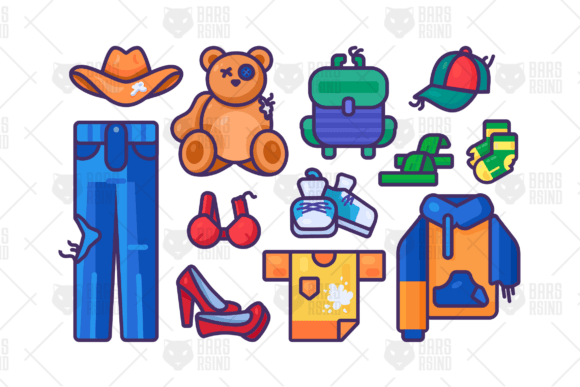 Download Textile Waste Set - Premium Resources